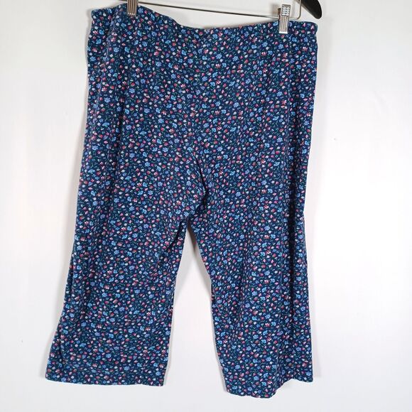 Lauren Ralph Lauren Pajamas Womens Large Cottage Floral Preppy Sleep Embroidered - Picture 8 of 11